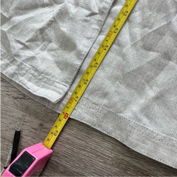 Madewell Natural Linen Midi Dress - Picture 5 of 5